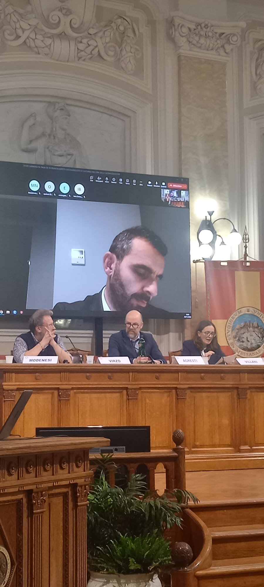 foto convegno studi canadesi messina