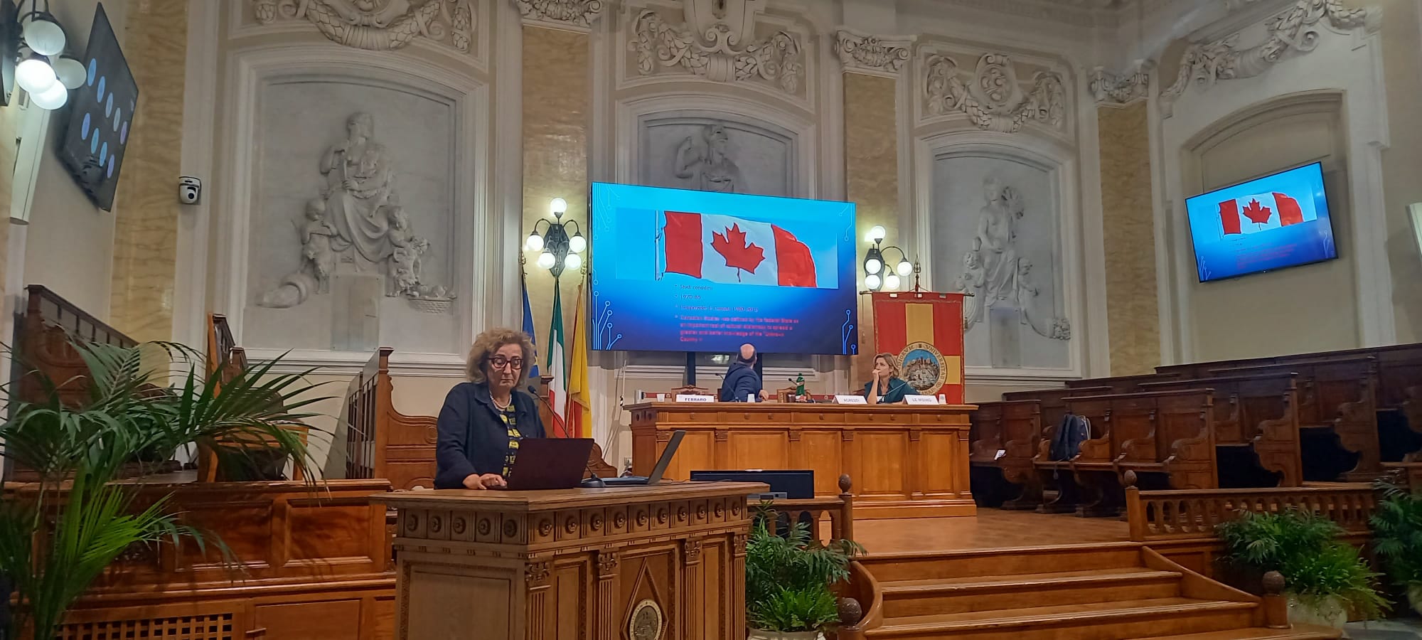 foto convegno studi canadesi messina