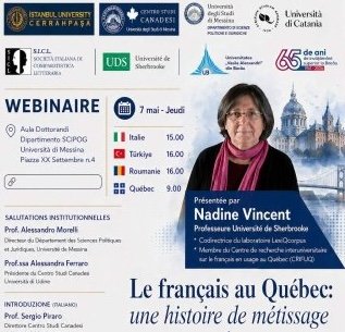 Locandina Le Francais au Quèbec